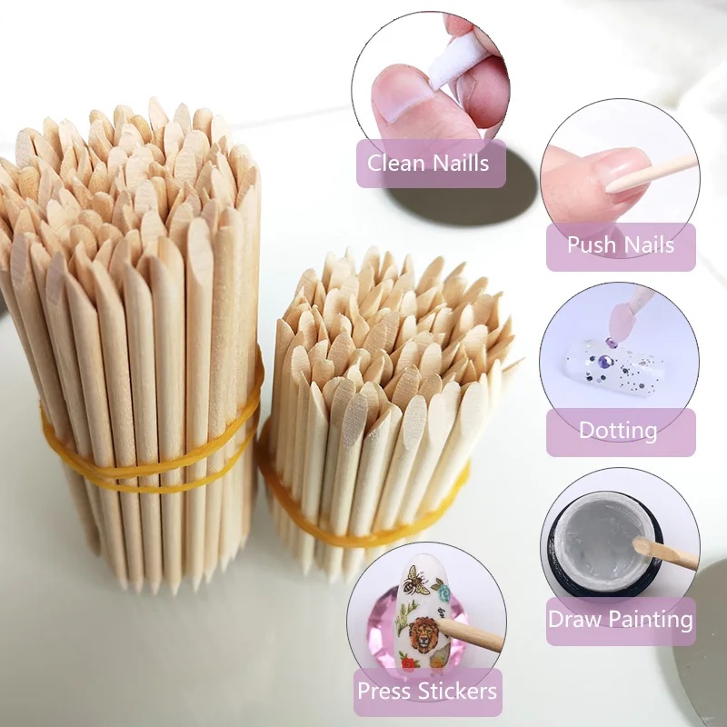 10-30pcsNail Cuticle Pusher Or - огляд і ціна Nail Art Orange