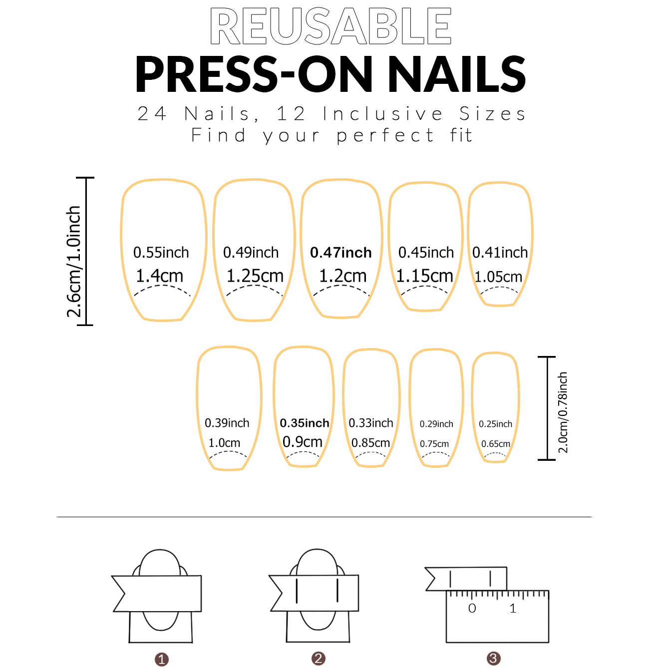 A Set Of 24 Glossy Short Coffi - огляд і ціна Nail Art Pink