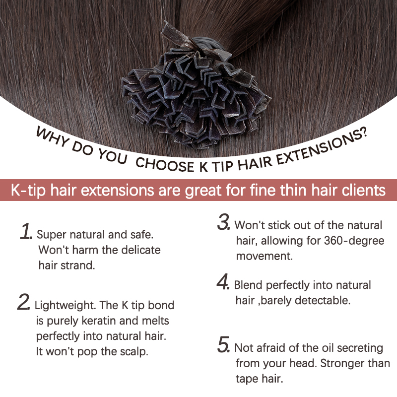 VADES K Tip Hair Extensions Hu - огляд і ціна Nail Art Ombre