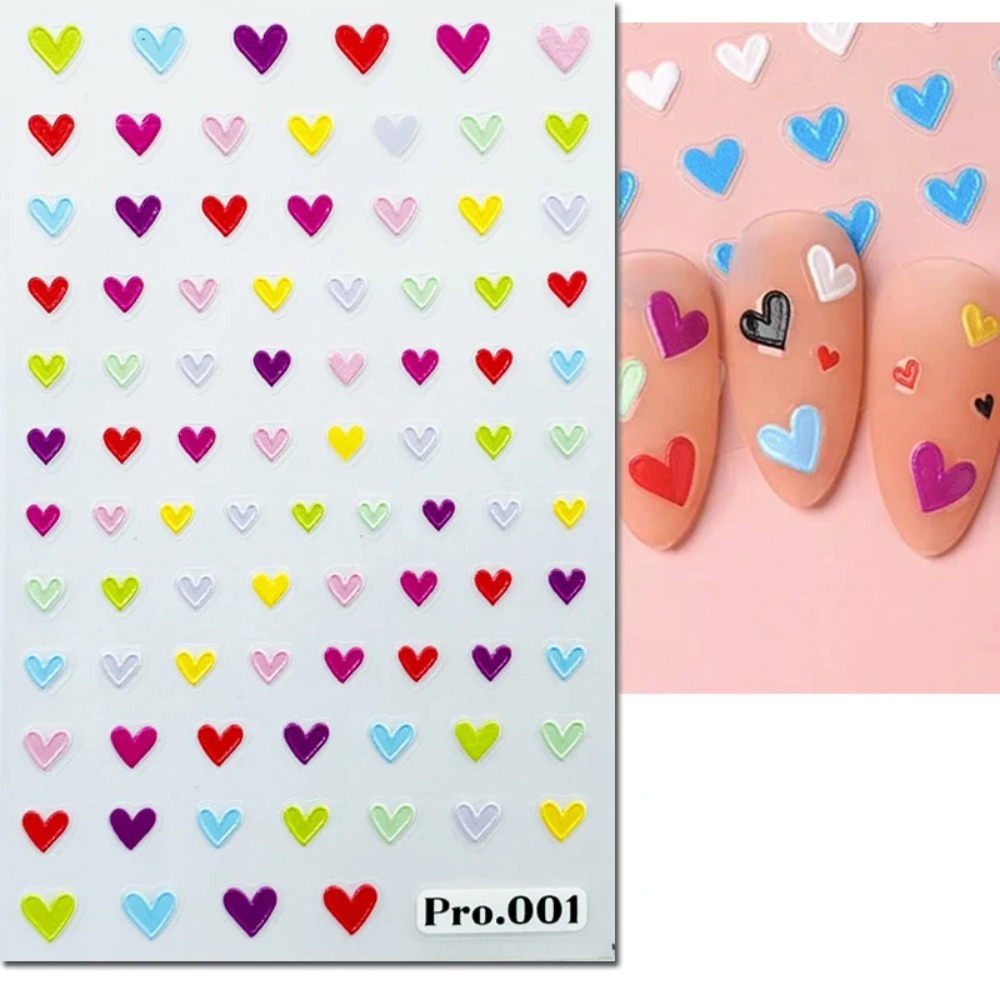 5d Embossed Nail Art Stickers  - огляд і ціна Nail Art Valentines Day