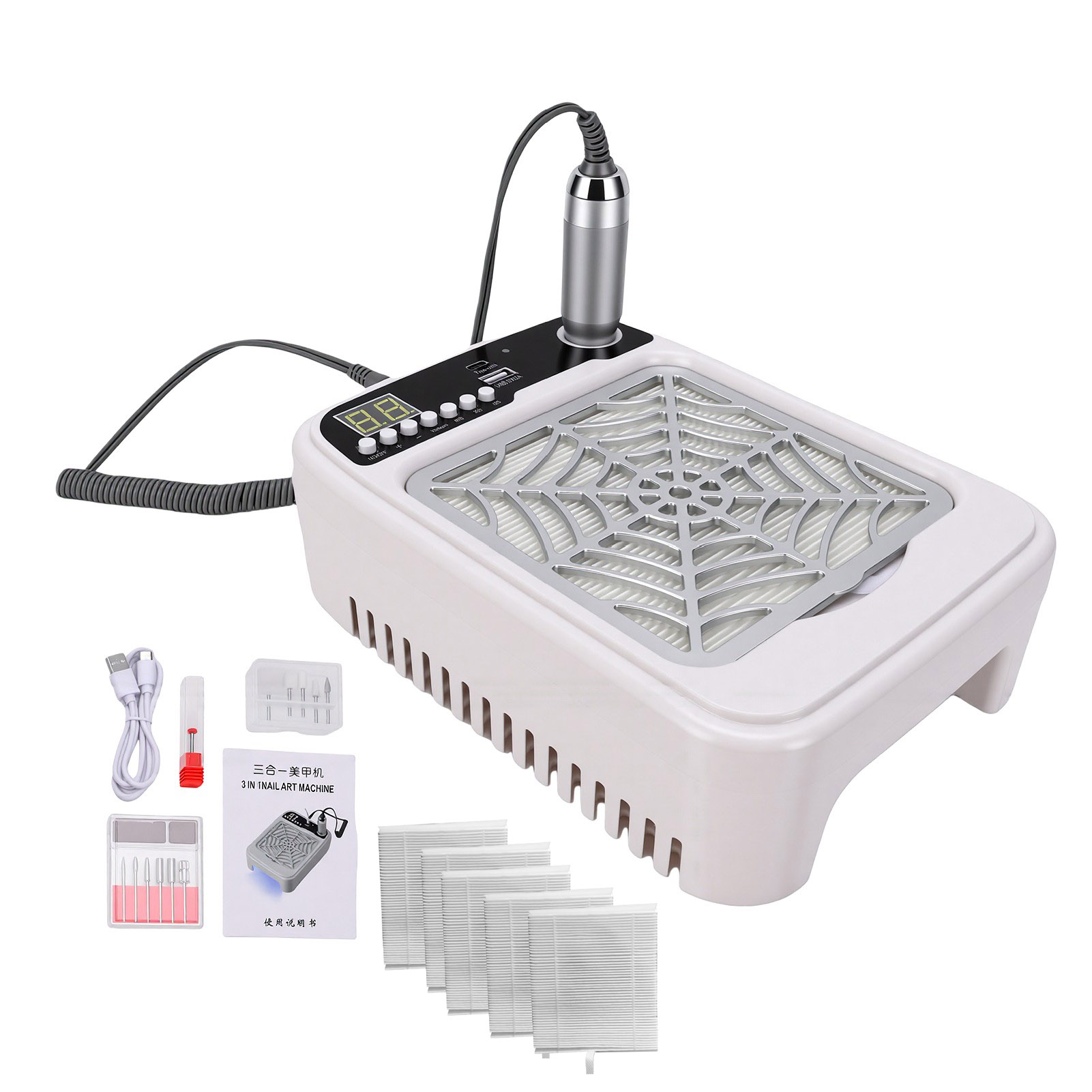 3-in-1 Nail Drill Machine with - огляд і ціна Nail Drill Machine