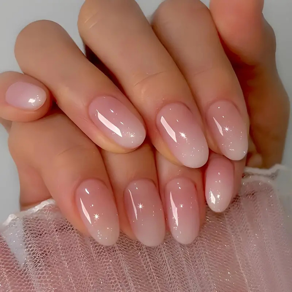 ARTAUG 24PCS Medium Almond Fle - огляд і ціна Nail Art Pink