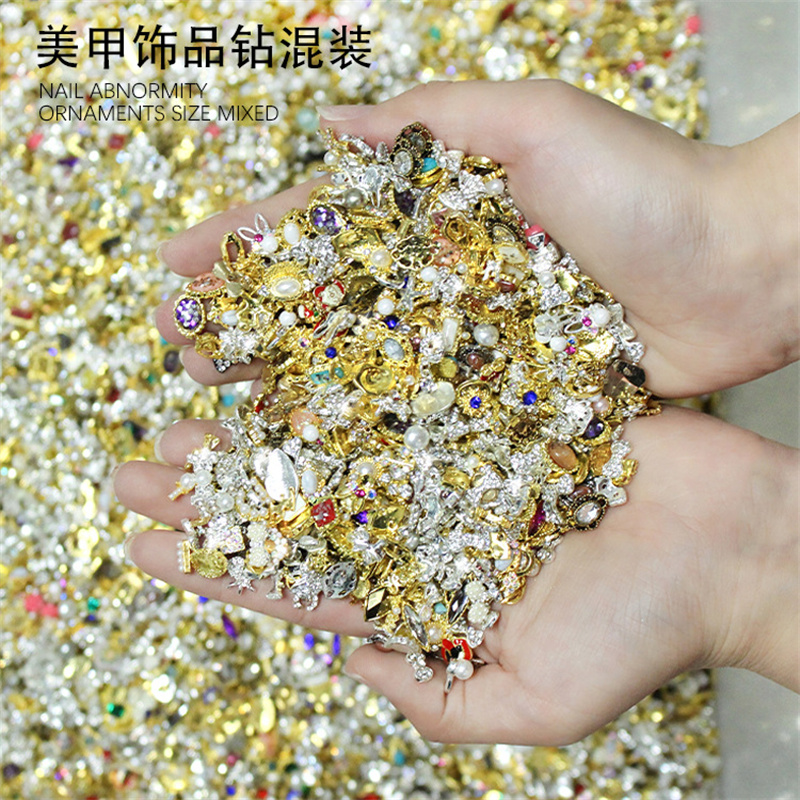 50pcs/bag Alloy Random Mix Sty - огляд і ціна Nail Art Valentines Day