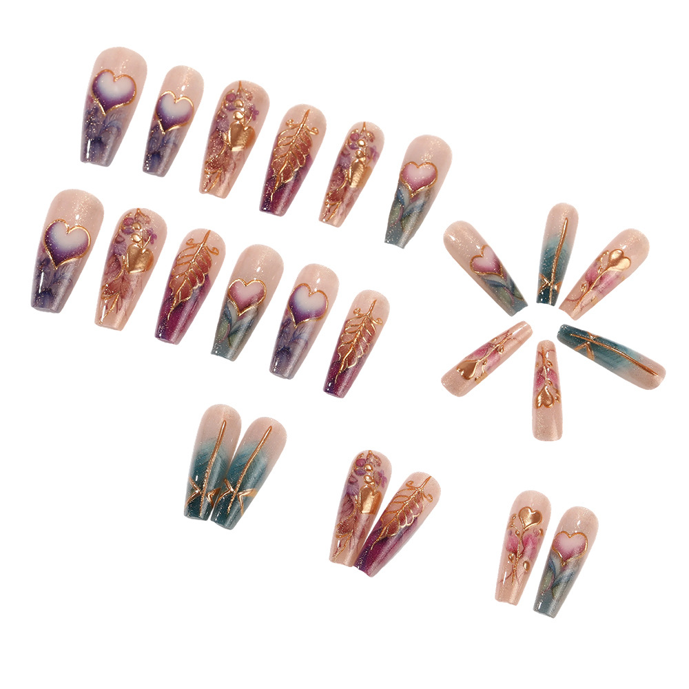 24pcs/set 3D fake nails for wo - огляд і ціна Nail Art Orange