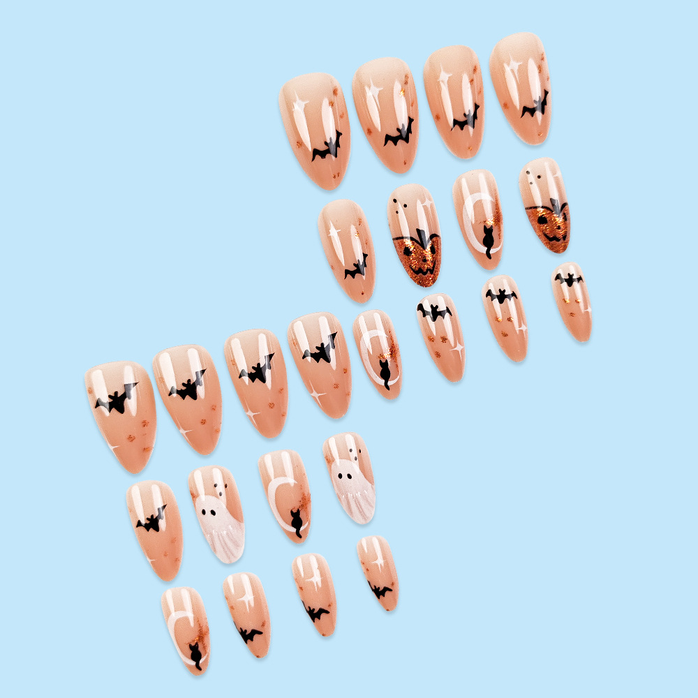 24pcs Simple Almond Press on N - огляд і ціна Nail Art Press On