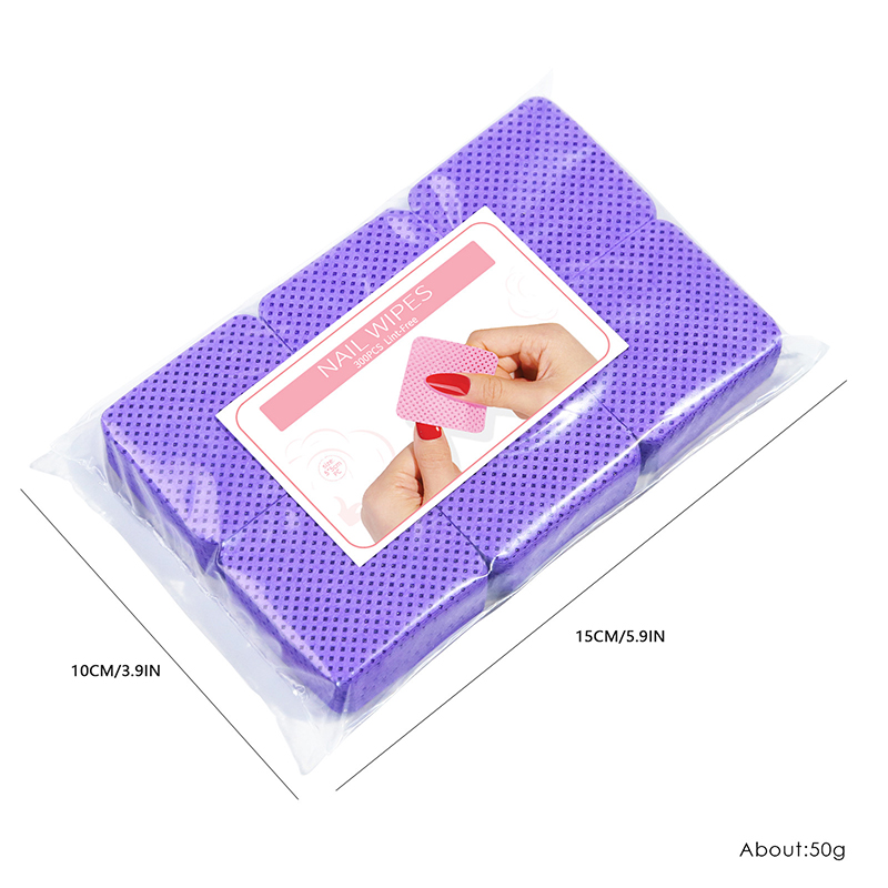 Lint Free Nail Wipes, 300 PCS  - огляд і ціна Nail Art Ombre