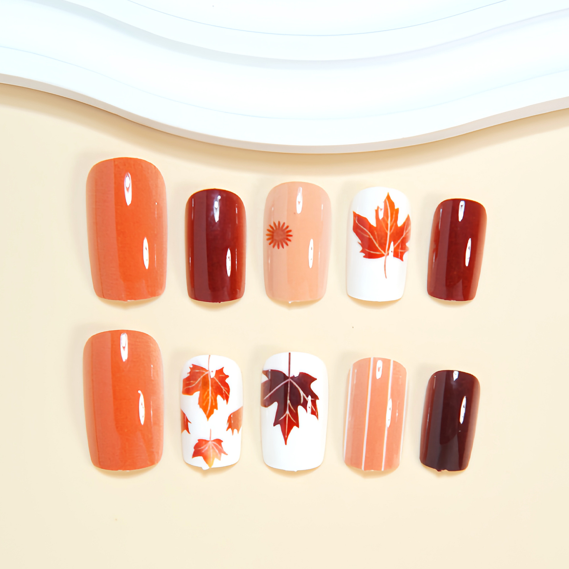 Medium fake nails for women Nu - огляд і ціна Nail Art Press On