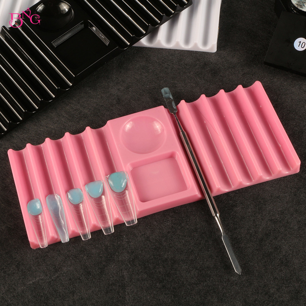BNG Dual Form Holder Plastic P - огляд і ціна Nail Art Ombre