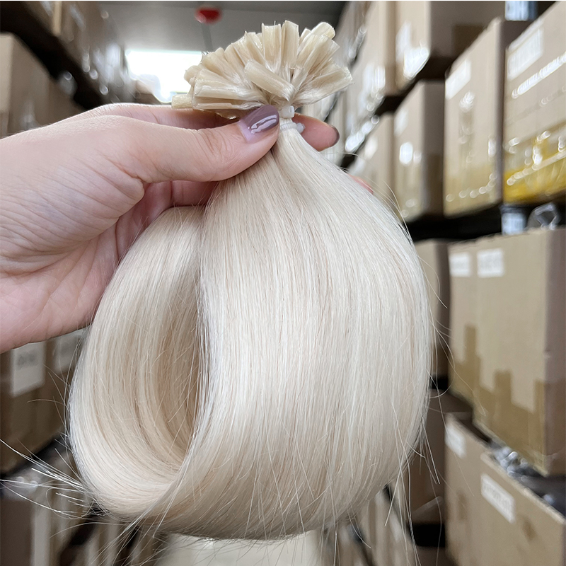 U Tip Hair Extensions White Bl - огляд і ціна Nail Art Ombre