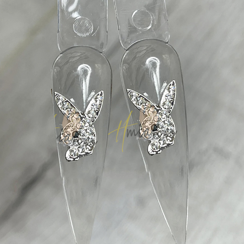 3D Bunny Heads Nail Charms Dec - огляд і ціна Nail Art Valentines Day