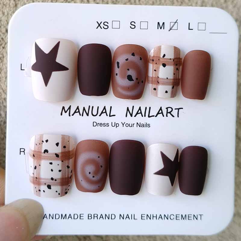 10Pcs Autumn and Winter Nail A - огляд і ціна Nail Art Press On