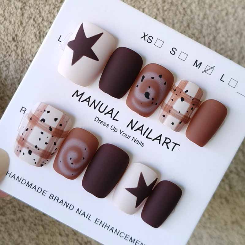 10Pcs Autumn and Winter Nail A - огляд і ціна Nail Art Press On