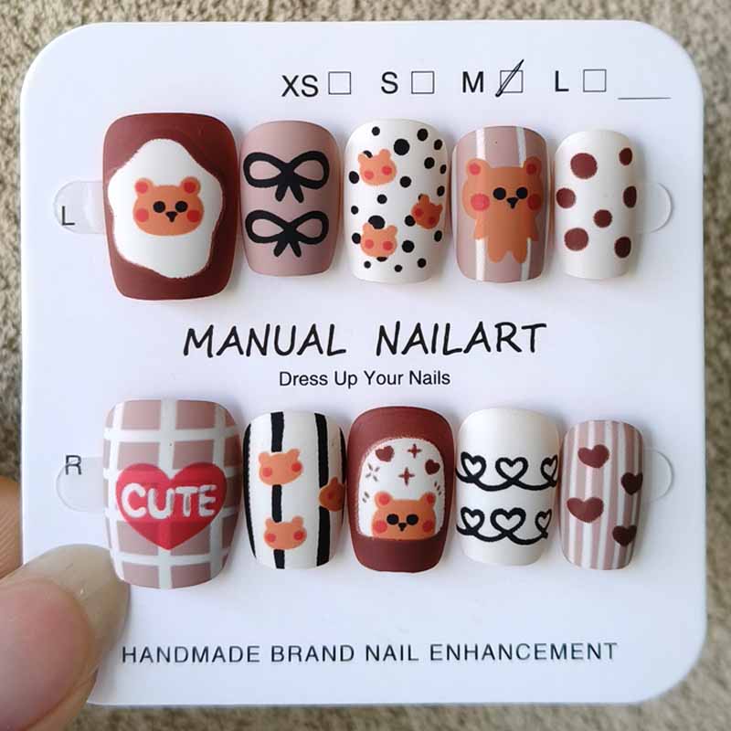 10Pcs Autumn and Winter Nail A - огляд і ціна Nail Art Press On